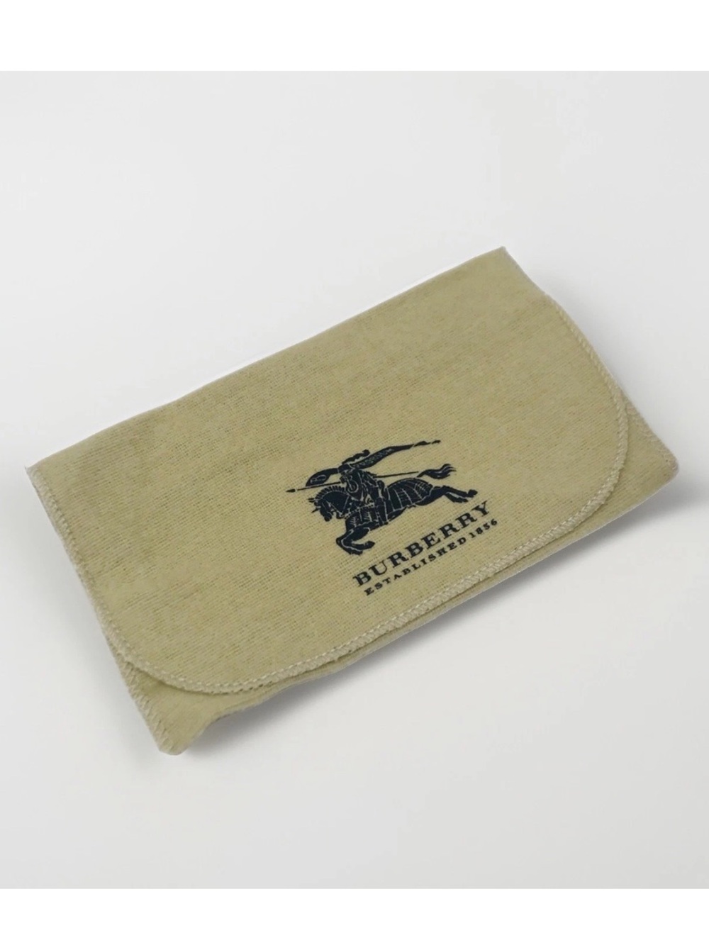 BURBERRY Authentic Dust Cover Bag Storage Fold Over Pouch Logo 9” X 5.5”
